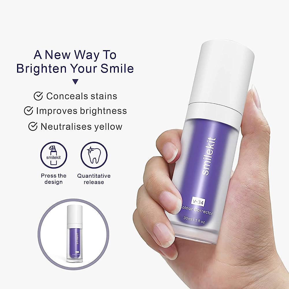 IvorySmile Whitening Purple Toothpaste